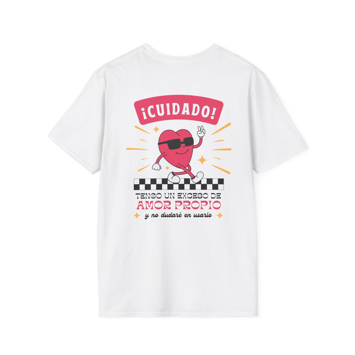 Cuidado! Amor Propio Unisex T-Shirt - Fun Graphic Tee for Self-Love
